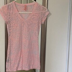 2/$10 Pink Burnout T-Shirt